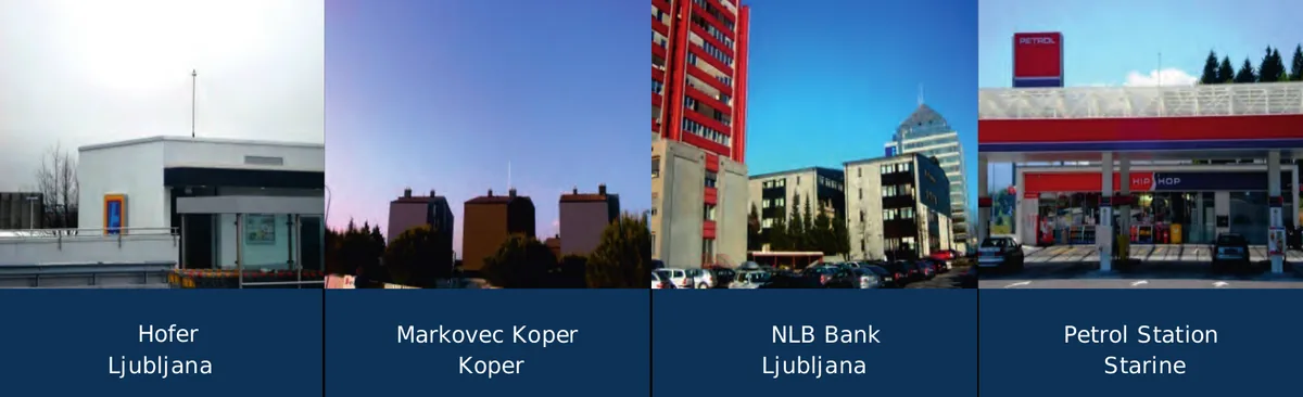 Slovenske reference v knjigi INDELEC »100 000 rods«: Hofer, Markovec Koper, NLB in Petrol Starine
