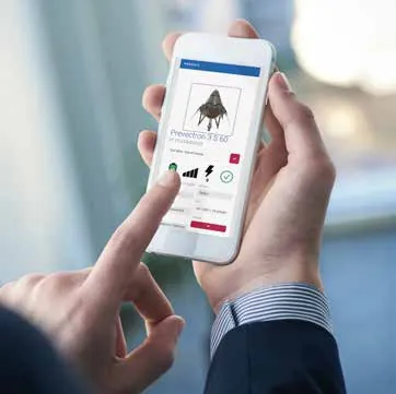Spremljanje stanja lovilnika Prevectron 3 Connect na pametnem telefonu